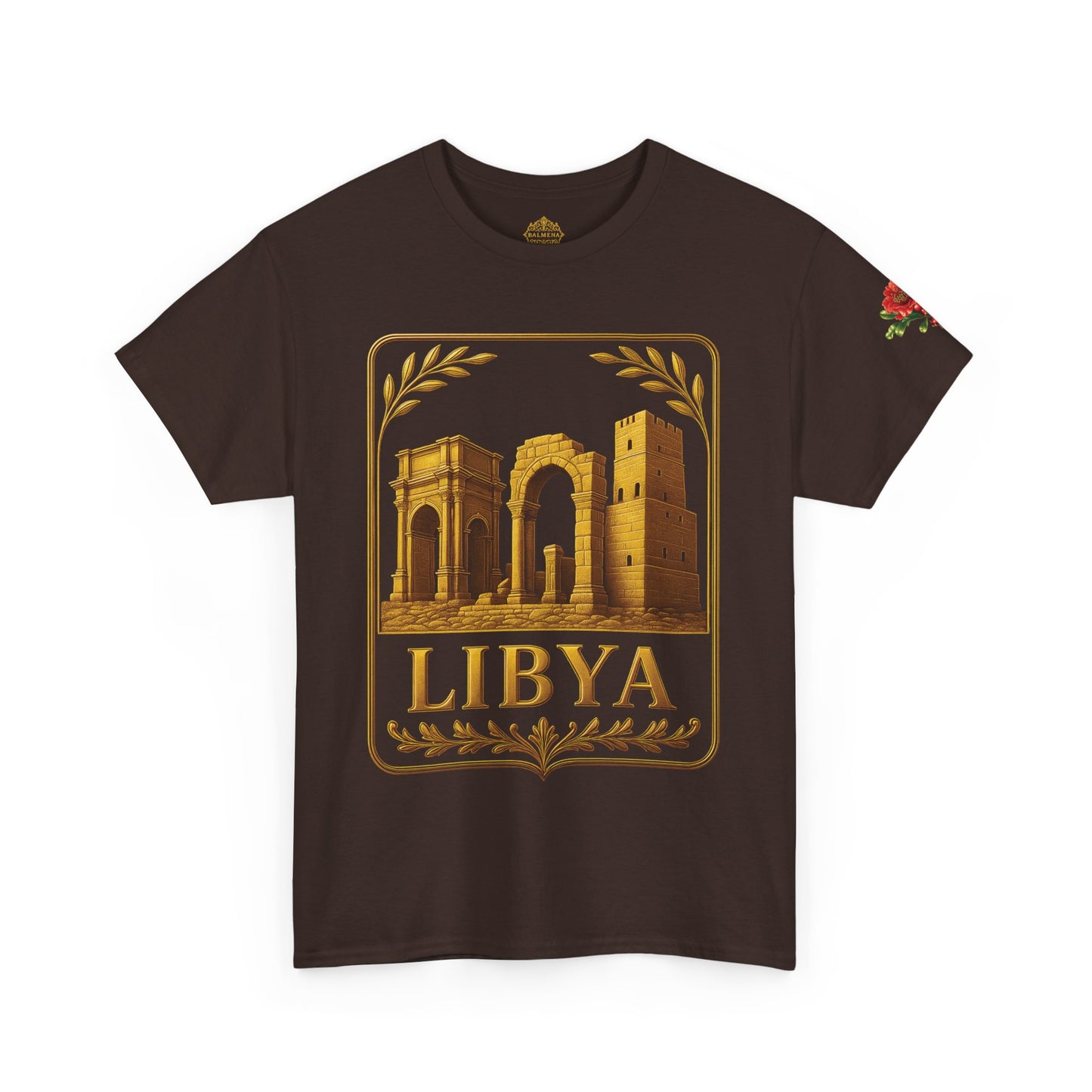 Libya Gold Emblem Unisex T-Shirt