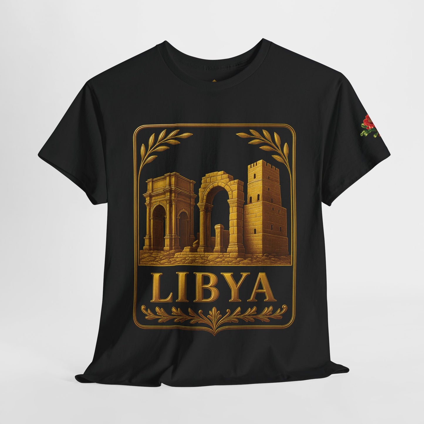 Libya Gold Emblem Unisex T-Shirt