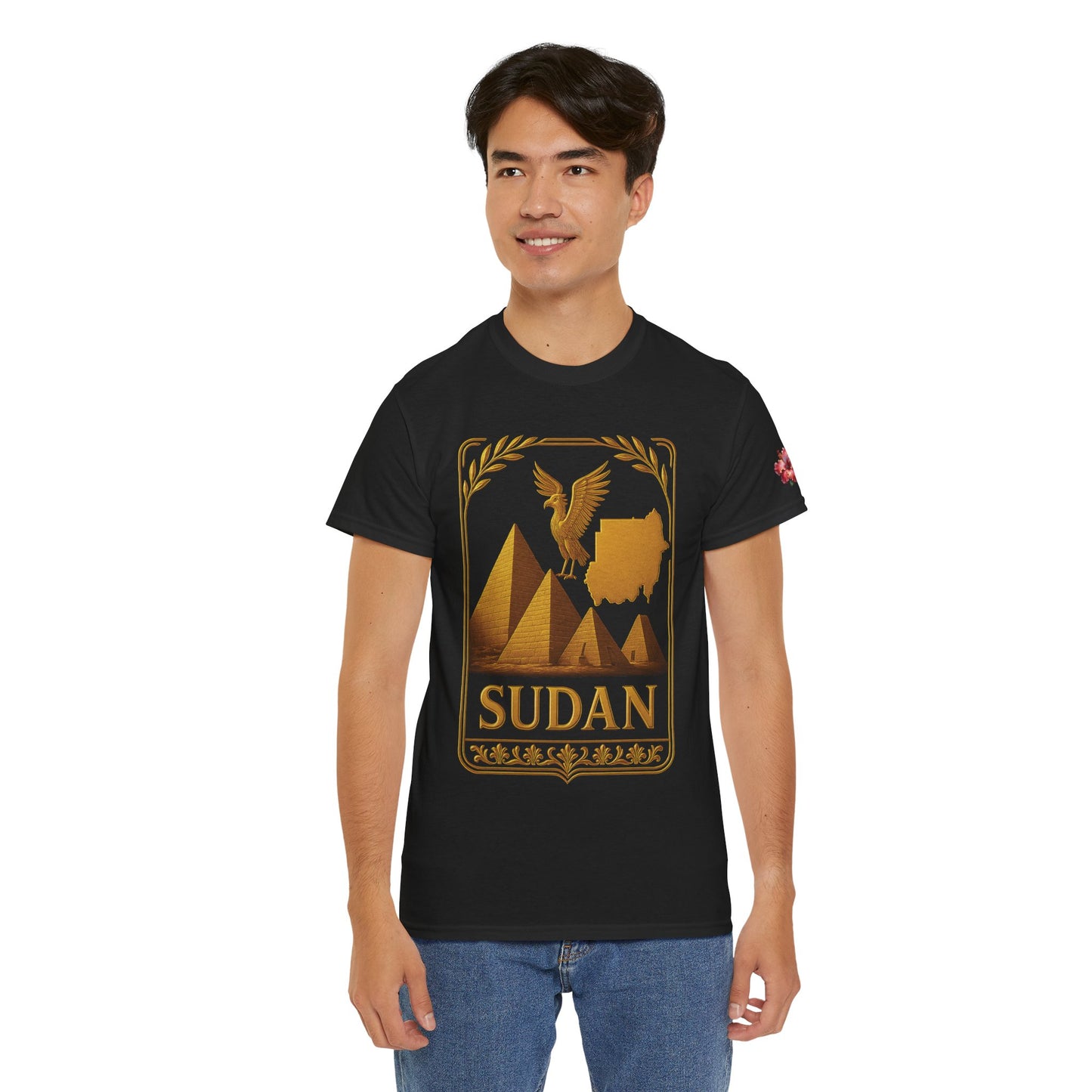 Sudan Gold Emblem Unisex T-Shirt
