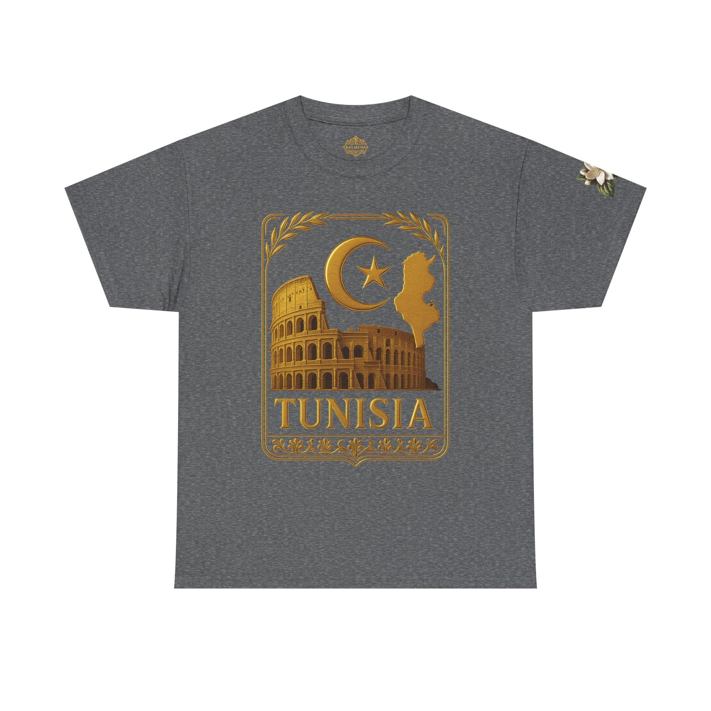 Tunisia Gold Emblem Unisex T-Shirt