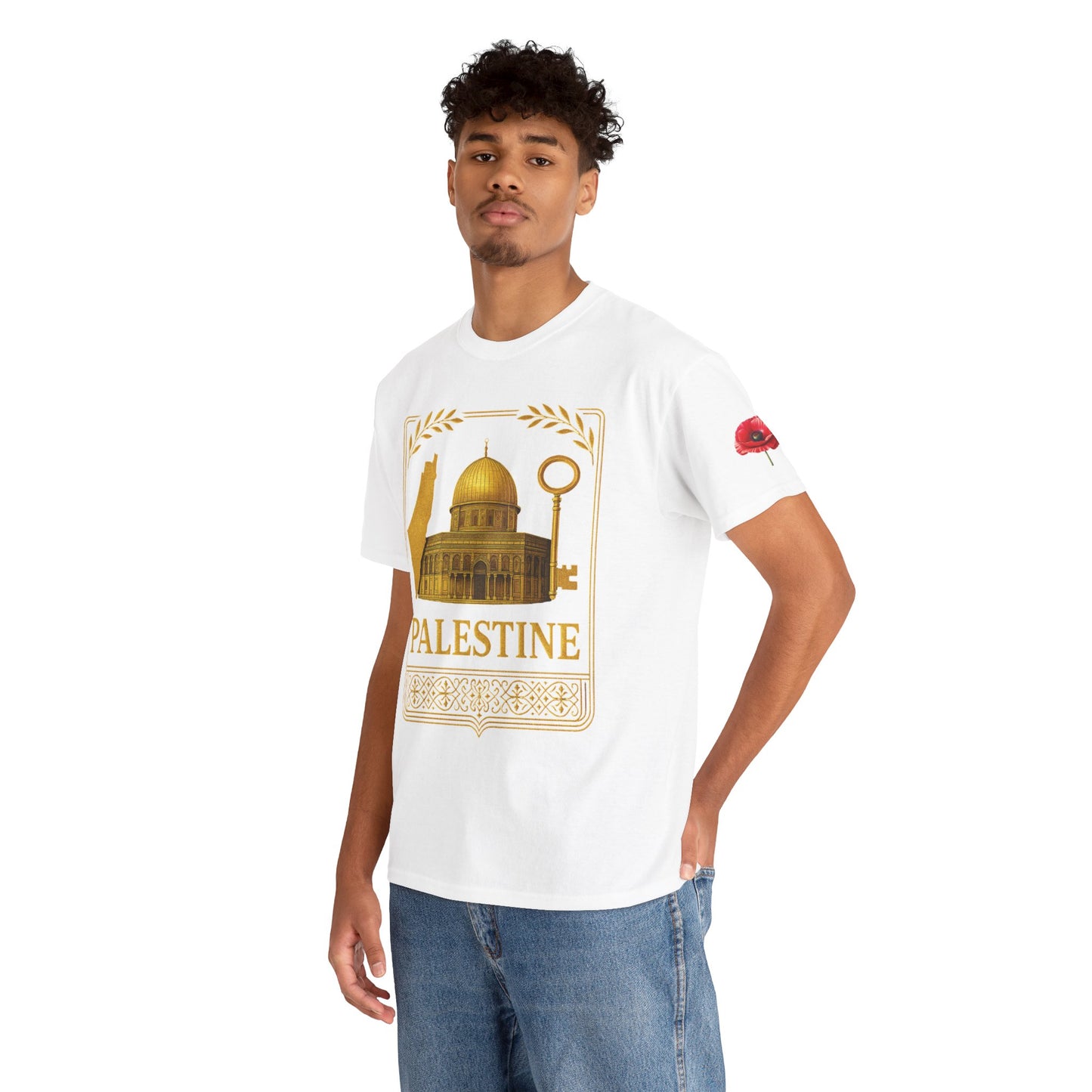 Palestine Gold Emblem Unisex T-Shirt