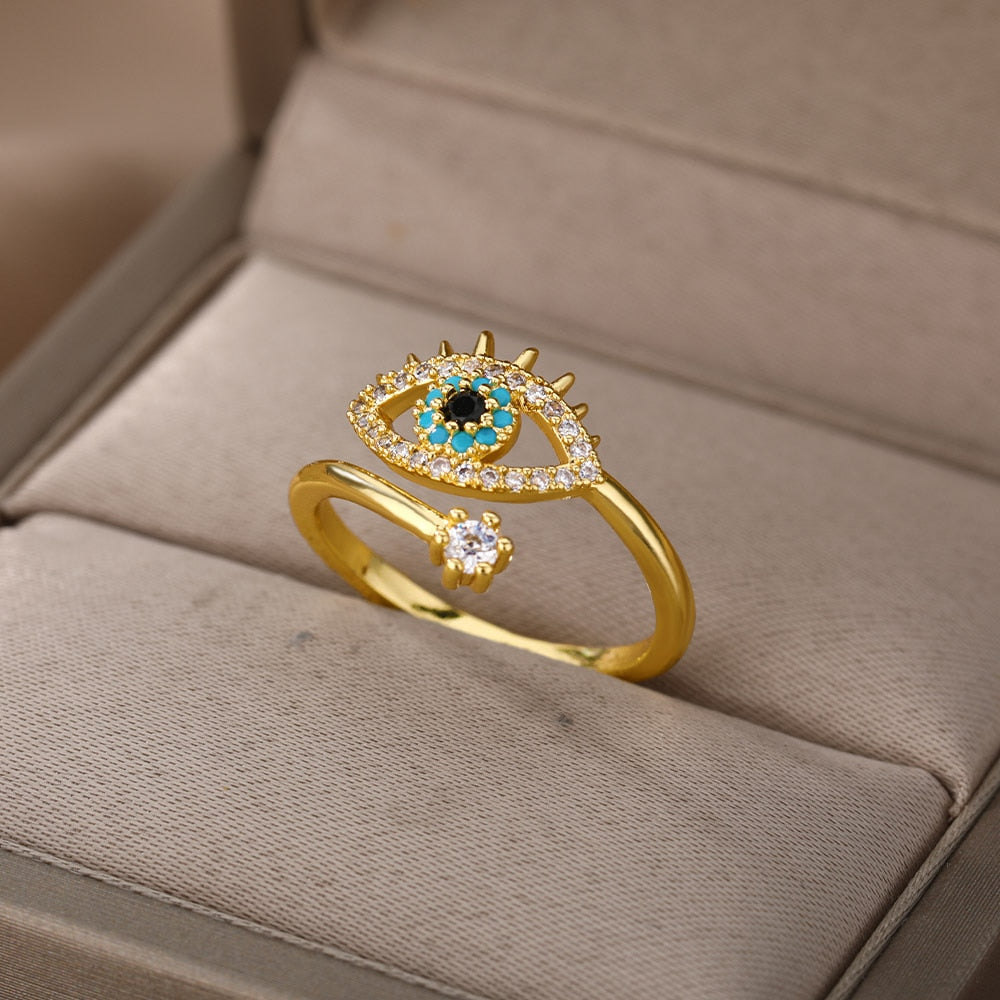 Turkish Evil Eye Rings