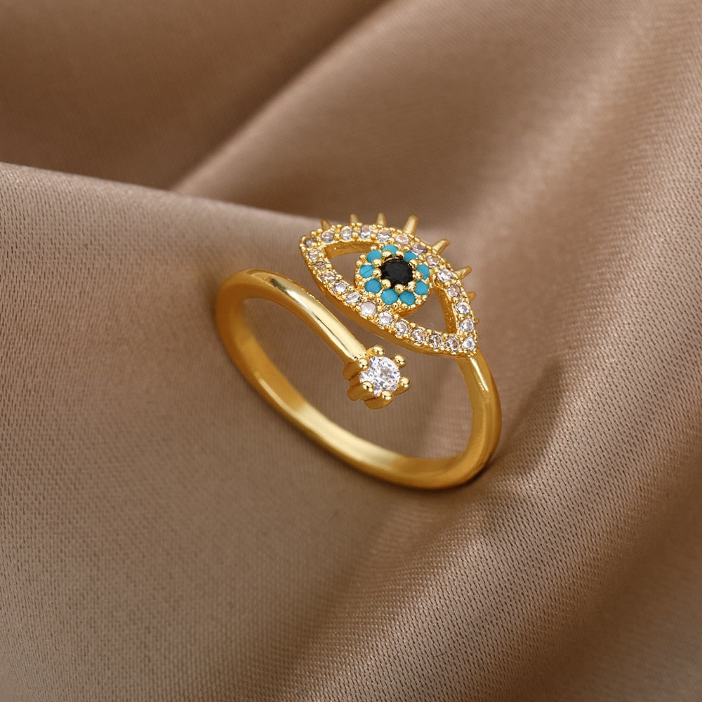 Turkish Evil Eye Rings