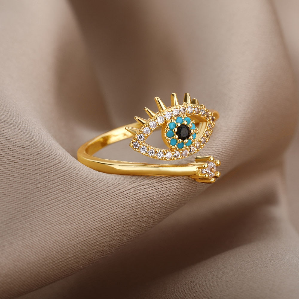 Turkish Evil Eye Rings