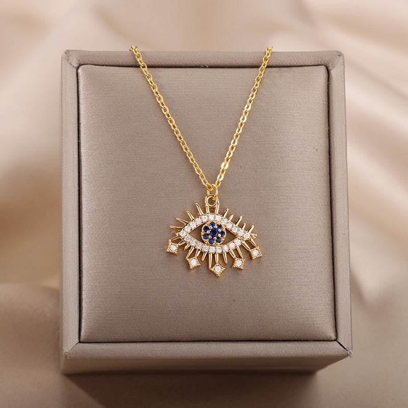 Turkish Evil Eye Necklace