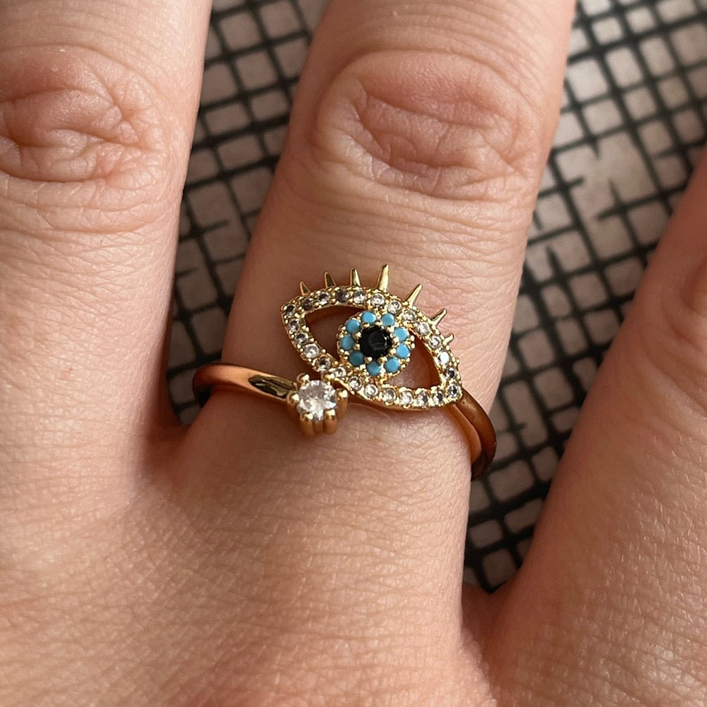 Turkish Evil Eye Rings