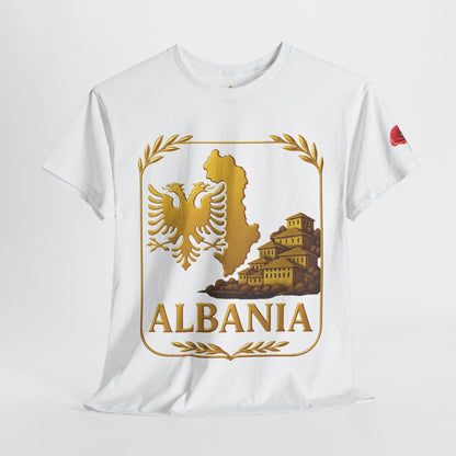 Albania Gold Emblem Unisex T-Shirt
