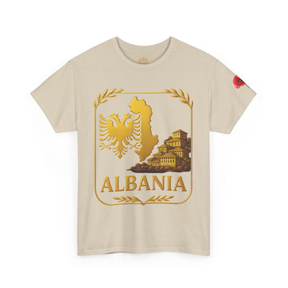 Albania Gold Emblem Unisex T-Shirt