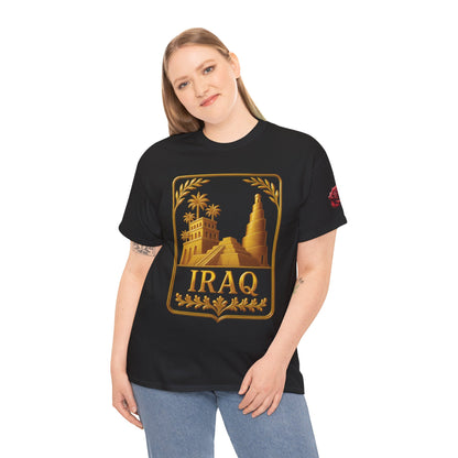 Iraq Gold Emblem Unisex T-Shirt