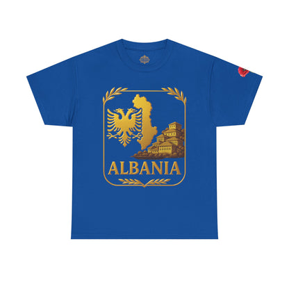 Albania Gold Emblem Unisex T-Shirt