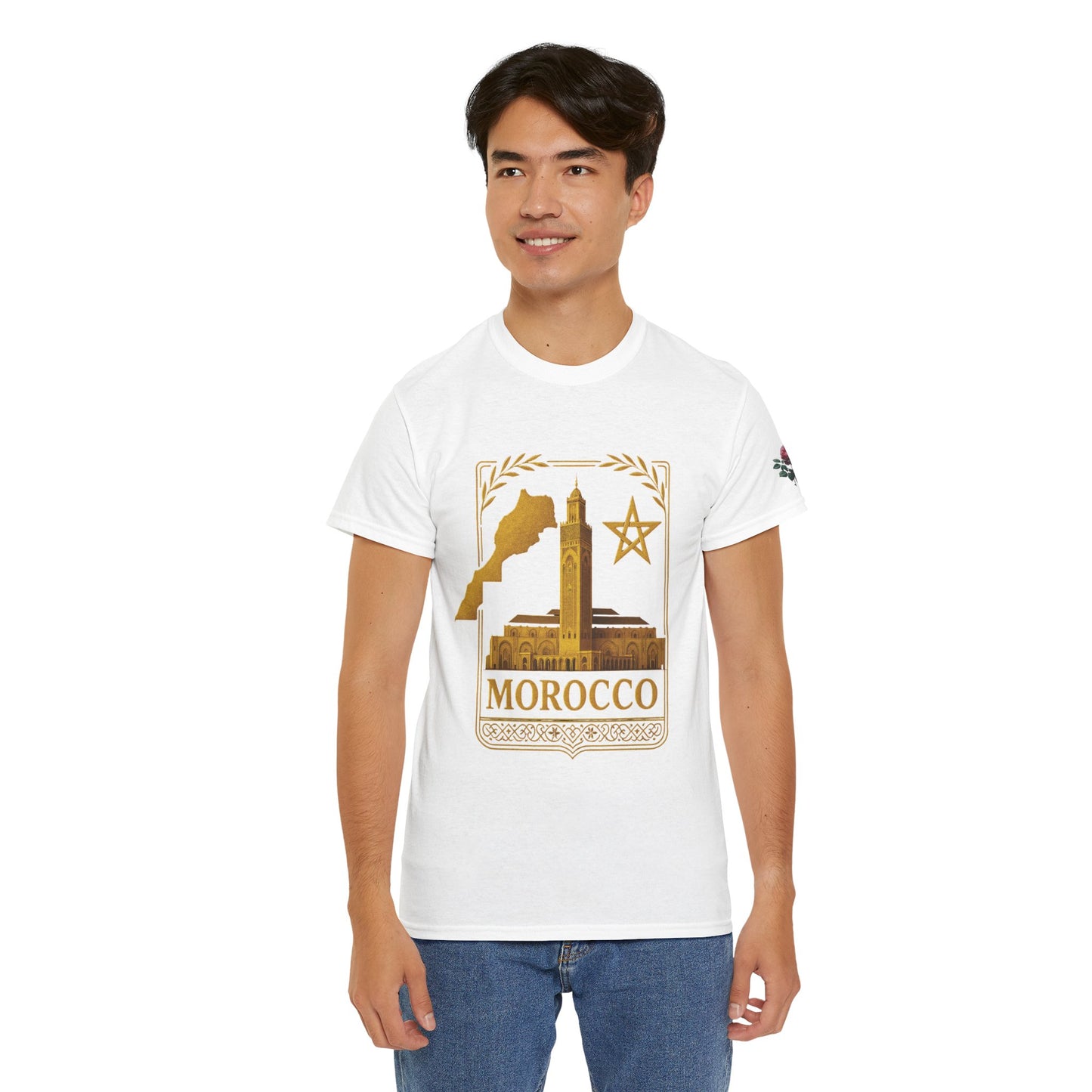 Morocco Gold Emblem Unisex T-Shirt
