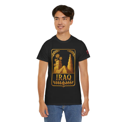 Iraq Gold Emblem Unisex T-Shirt