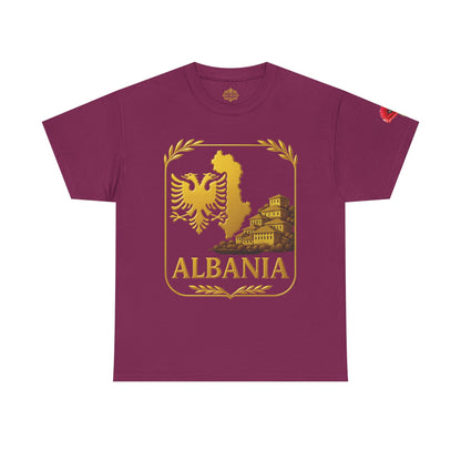Albania Gold Emblem Unisex T-Shirt