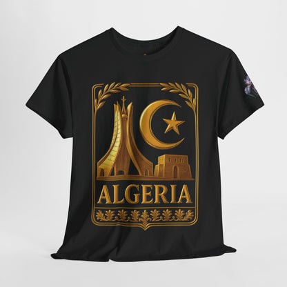 Algeria Gold Emblem Unisex T-Shirt