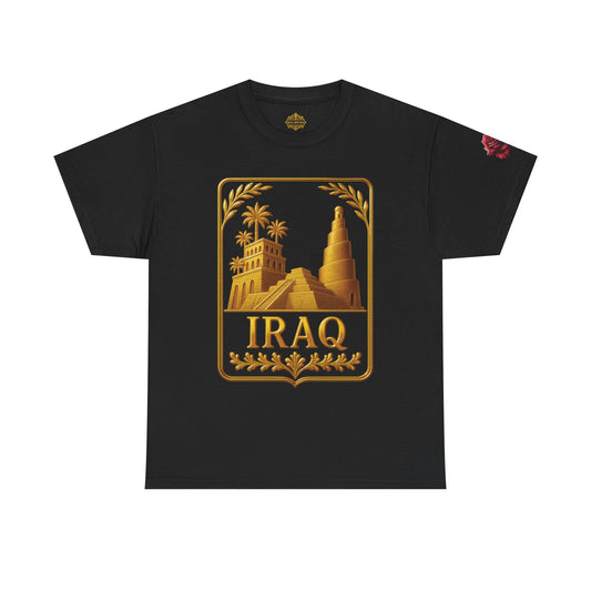 Iraq Gold Emblem Unisex T-Shirt