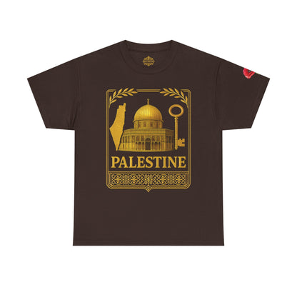 Palestine Gold Emblem Unisex T-Shirt