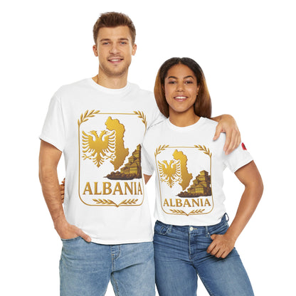 Albania Gold Emblem Unisex T-Shirt