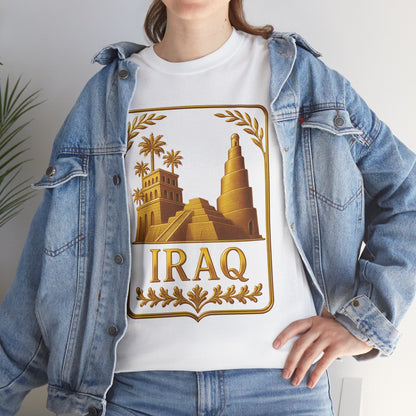 Iraq Gold Emblem Unisex T-Shirt