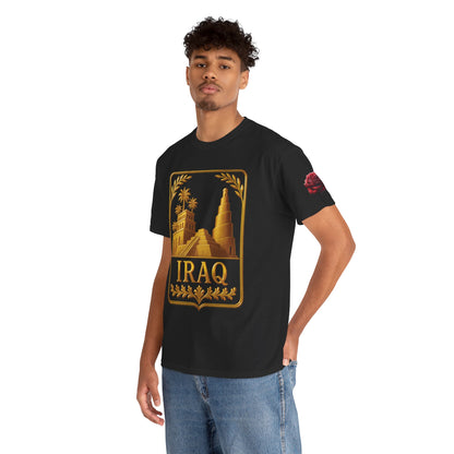 Iraq Gold Emblem Unisex T-Shirt