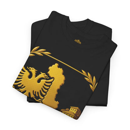 Albania Gold Emblem Unisex T-Shirt