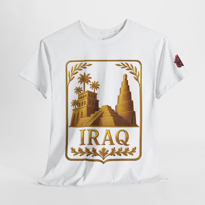 Iraq Gold Emblem Unisex T-Shirt