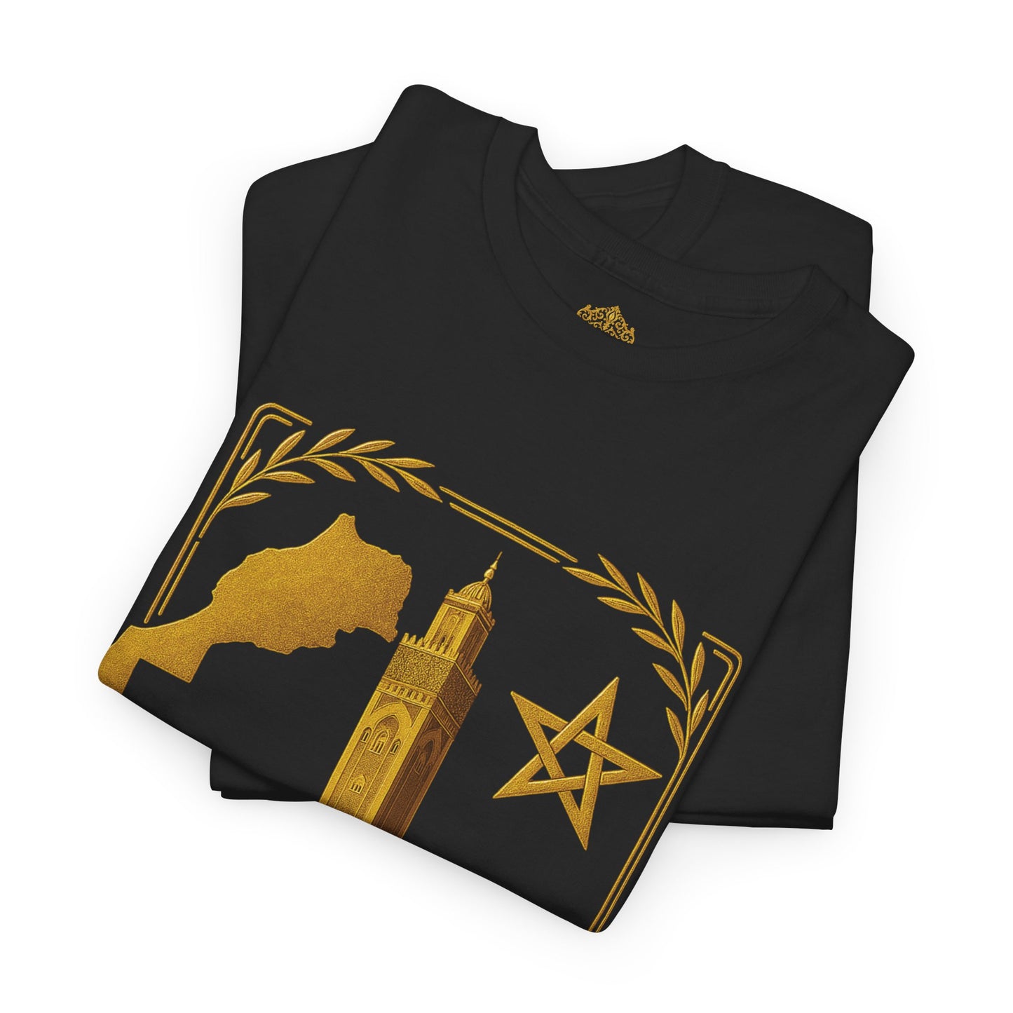Morocco Gold Emblem Unisex T-Shirt
