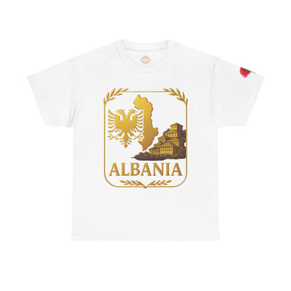 Albania Gold Emblem Unisex T-Shirt