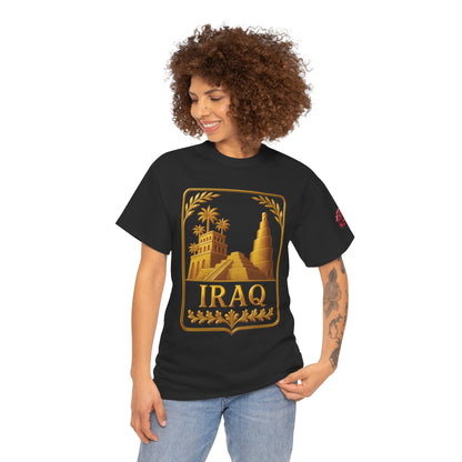 Iraq Gold Emblem Unisex T-Shirt