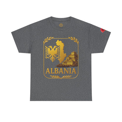 Albania Gold Emblem Unisex T-Shirt