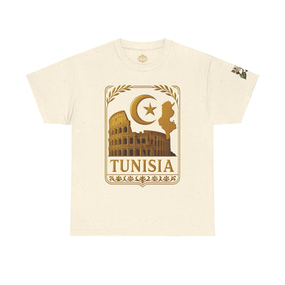 Tunisia Gold Emblem Unisex T-Shirt