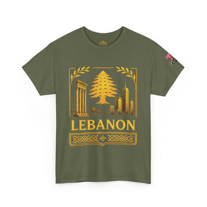 Lebanon Gold Emblem Unisex T-Shirt