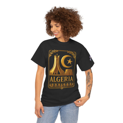 Algeria Gold Emblem Unisex T-Shirt