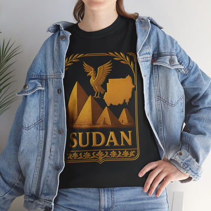 Sudan Gold Emblem Unisex T-Shirt