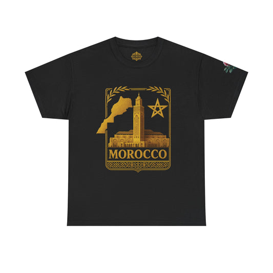 Morocco Gold Emblem Unisex T-Shirt