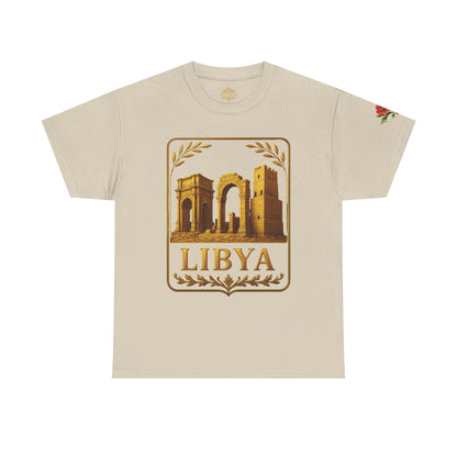 Libya Gold Emblem Unisex T-Shirt