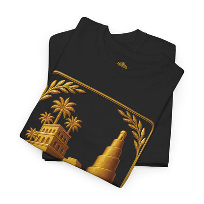 Iraq Gold Emblem Unisex T-Shirt