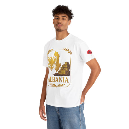 Albania Gold Emblem Unisex T-Shirt