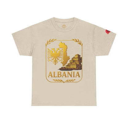 Albania Gold Emblem Unisex T-Shirt