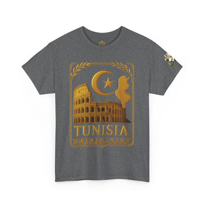 Tunisia Gold Emblem Unisex T-Shirt