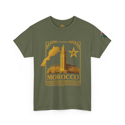 Morocco Gold Emblem Unisex T-Shirt