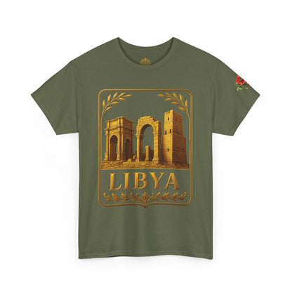Libya Gold Emblem Unisex T-Shirt