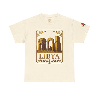 Libya Gold Emblem Unisex T-Shirt