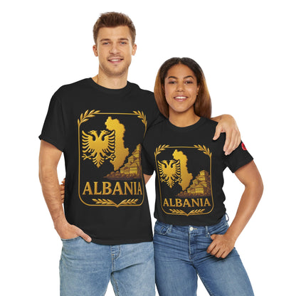 Albania Gold Emblem Unisex T-Shirt