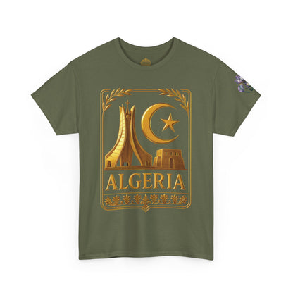 Algeria Gold Emblem Unisex T-Shirt