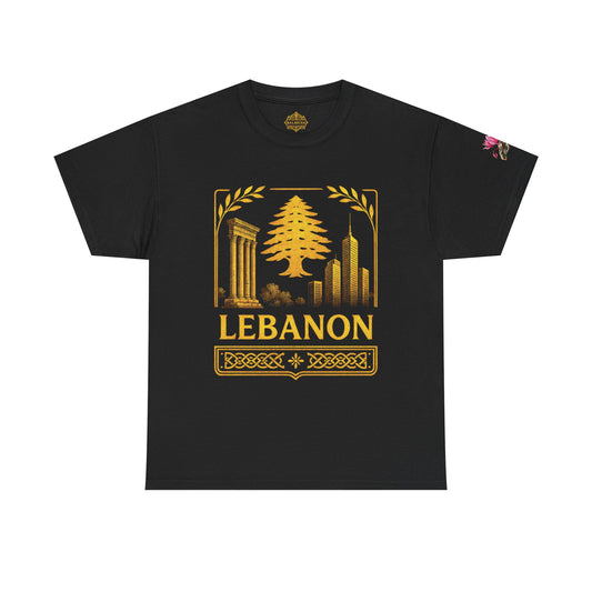 Lebanon Gold Emblem Unisex T-Shirt