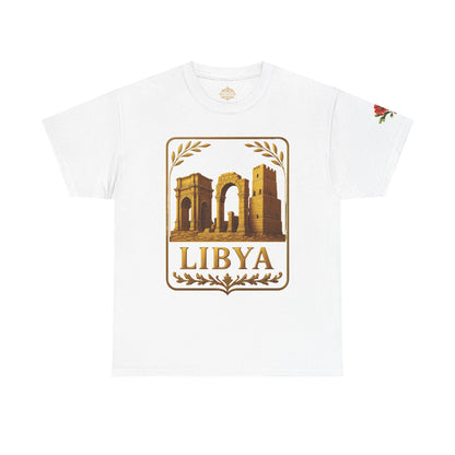 Libya Gold Emblem Unisex T-Shirt