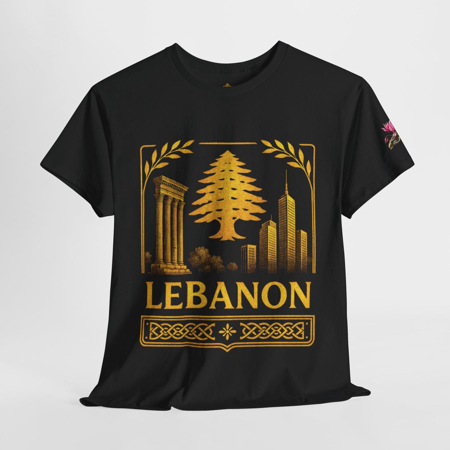 Lebanon Gold Emblem Unisex T-Shirt