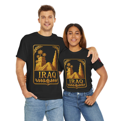 Iraq Gold Emblem Unisex T-Shirt