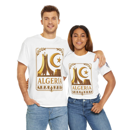 Algeria Gold Emblem Unisex T-Shirt