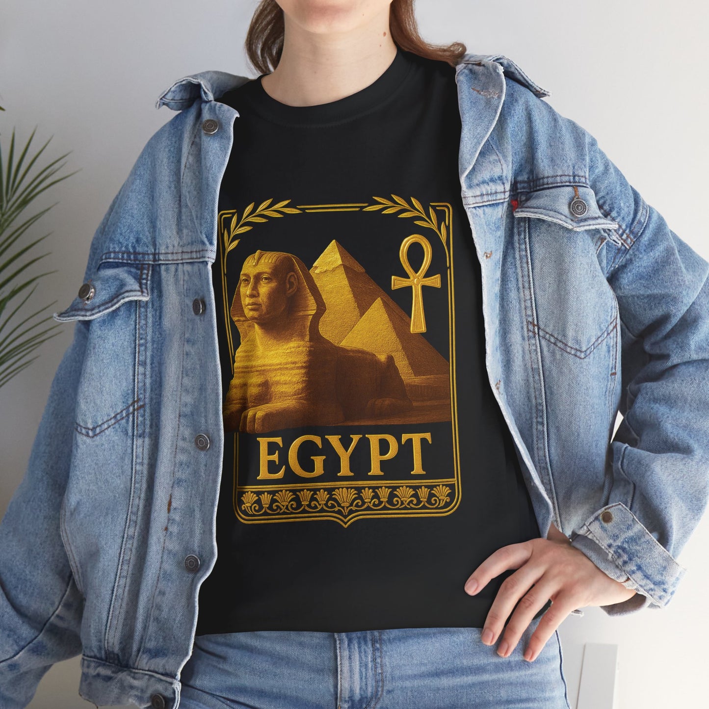 EGYPT Gold Emblem Unisex T-Shirt